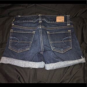 American Eagle rolled jean short